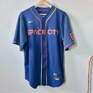 Nike Houston Astros Alex Bregman City Connect Baseball Jersey Size Medium